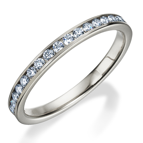 エタニティリング-結婚指輪-婚約指輪-チャネルセッティング