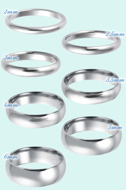 結婚指輪の太さ-結婚指輪の幅-鍛造リング